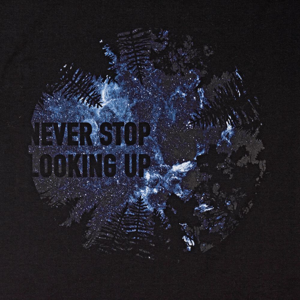 Футболка Look Up, черная, размер S