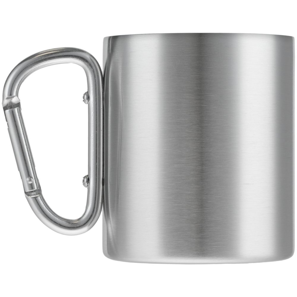Кружка Trek, с серебристой ручкой-карабином Кружка Trek, с серебристой ручкой-карабином