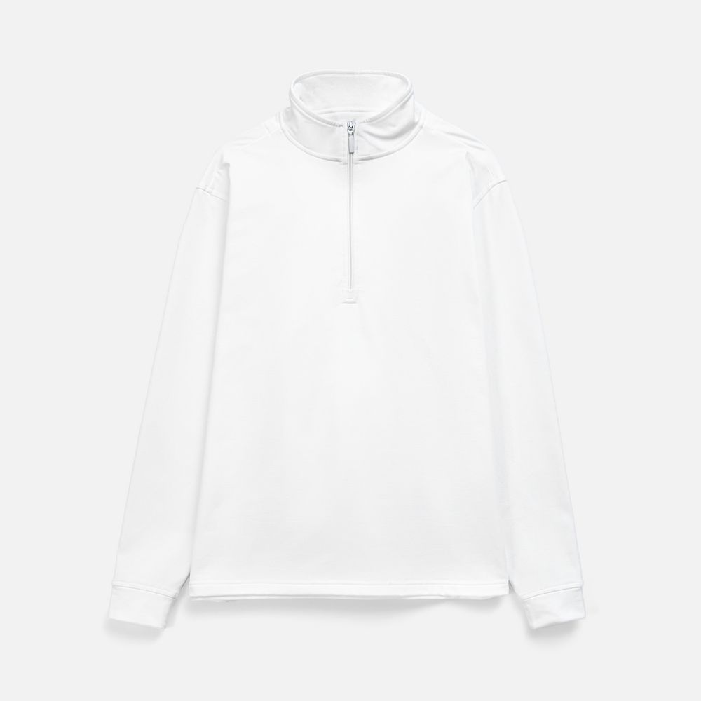 Свитшот на молнии Morfiss, белый