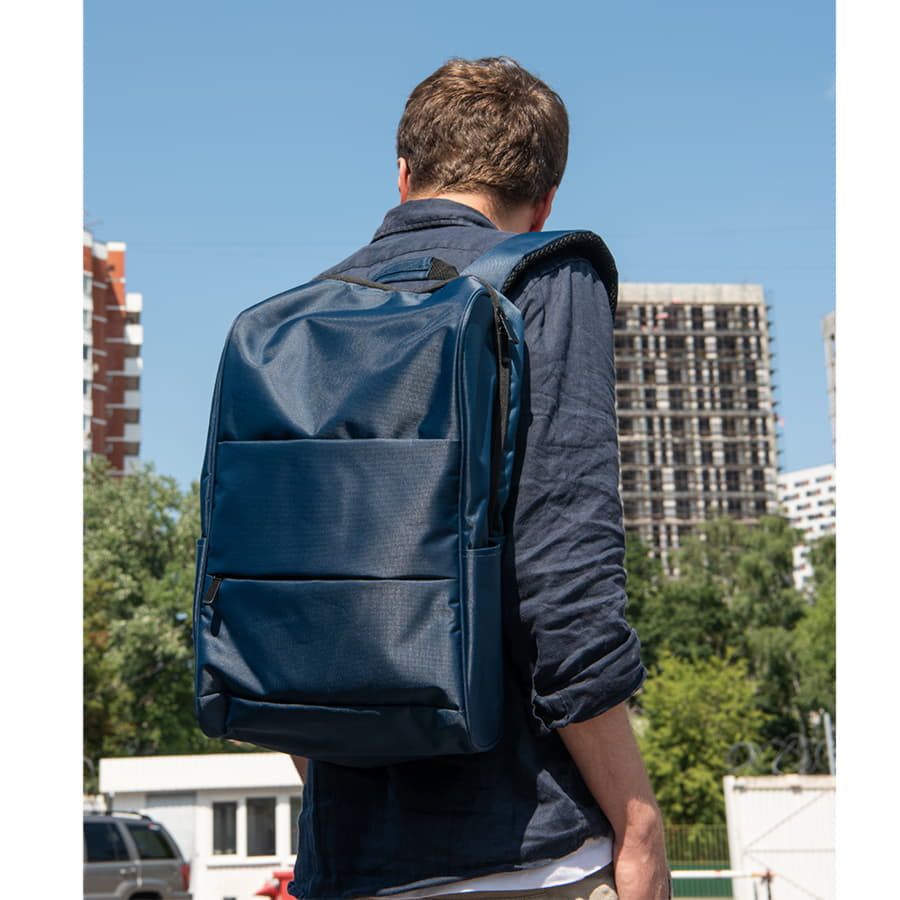 Рюкзак "Trio", темно-серый, 42х27х14 см, ткань верха: 100 % полиэстер, подкладка 100 % полиэстер