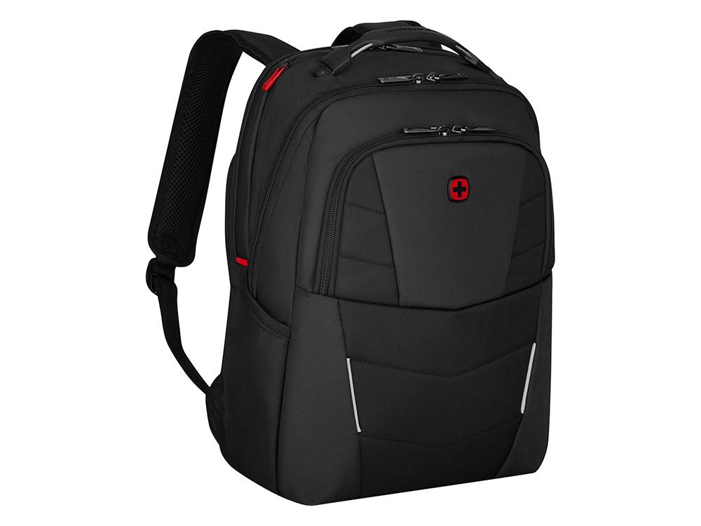 Рюкзак WENGER ALTAIR 15.6", черный, переработанный ПЭТ/Полиэстер, 32х21х44 см, 22 л.