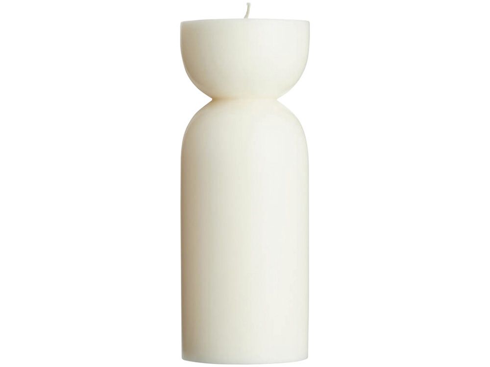 Originalhome органическая свеча - средняя - Белый