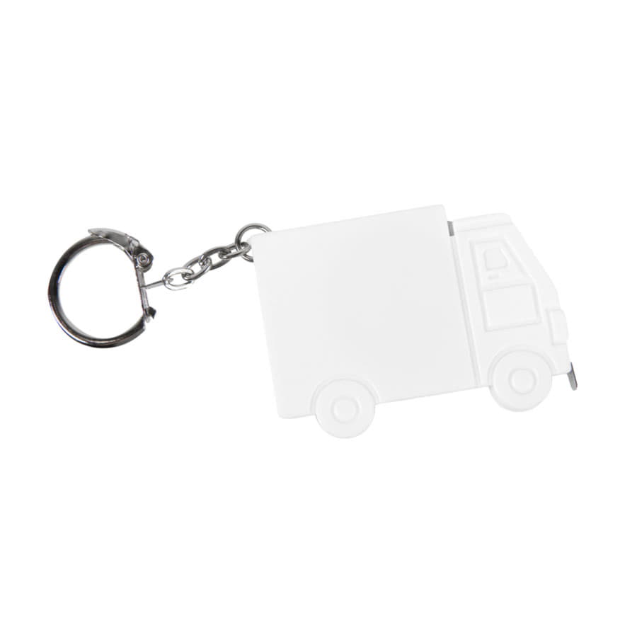 Брелок-рулетка  "Грузовик" (1 м); 5,7х4х1,2 см; пластик