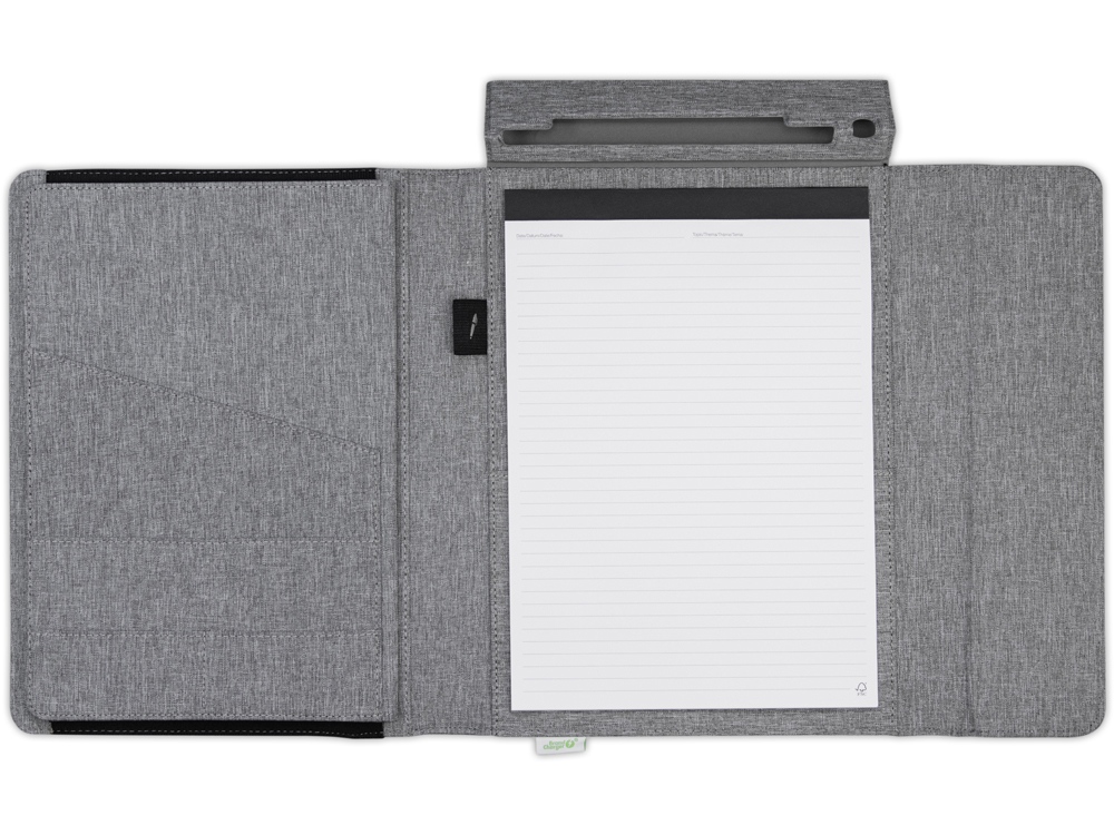 Портфолио А4 из RPET «NotyFolio Eco» с отделением для ноутбука 13"