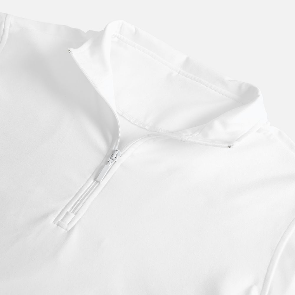 Свитшот на молнии Morfiss, белый