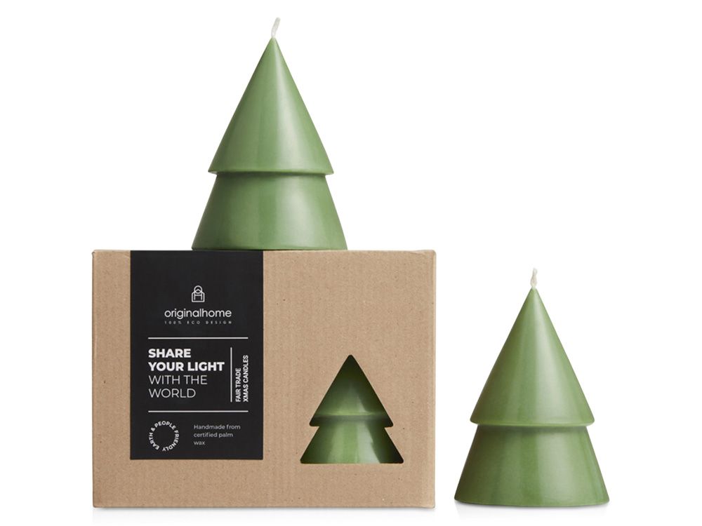 Orginal Home рождественская елочная свеча матча - M - Зеленый яркий
