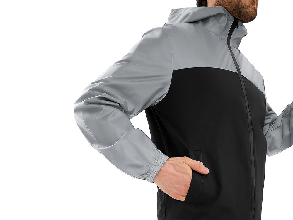 Ветровка светоотражающая «Рефлектор гибрид», светоотражающий/черный