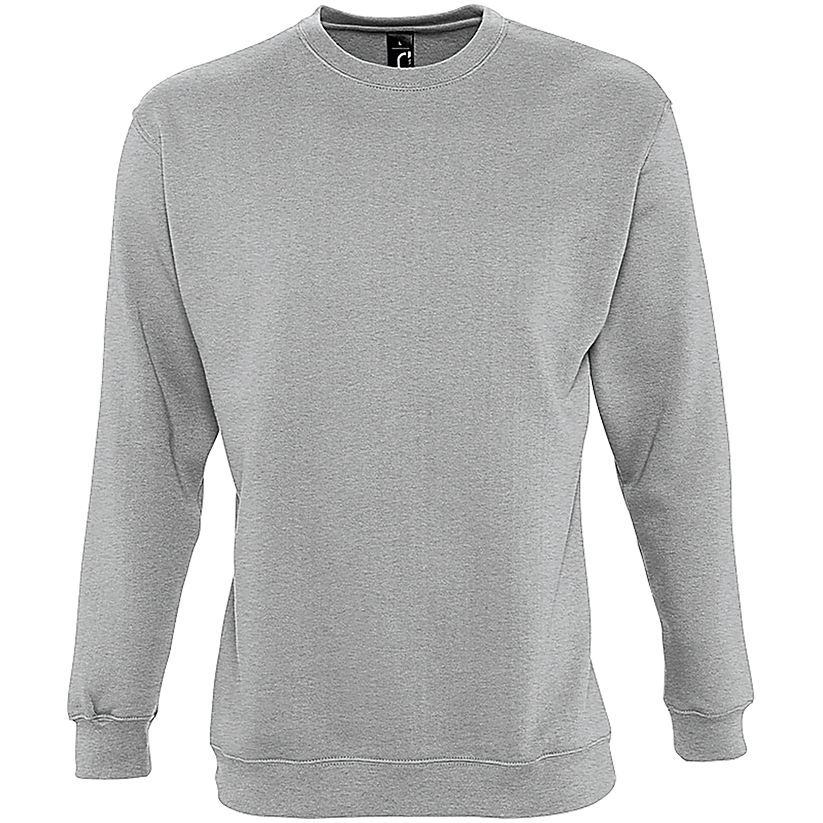 Толстовка Supreme 280 серый меланж, размер XS