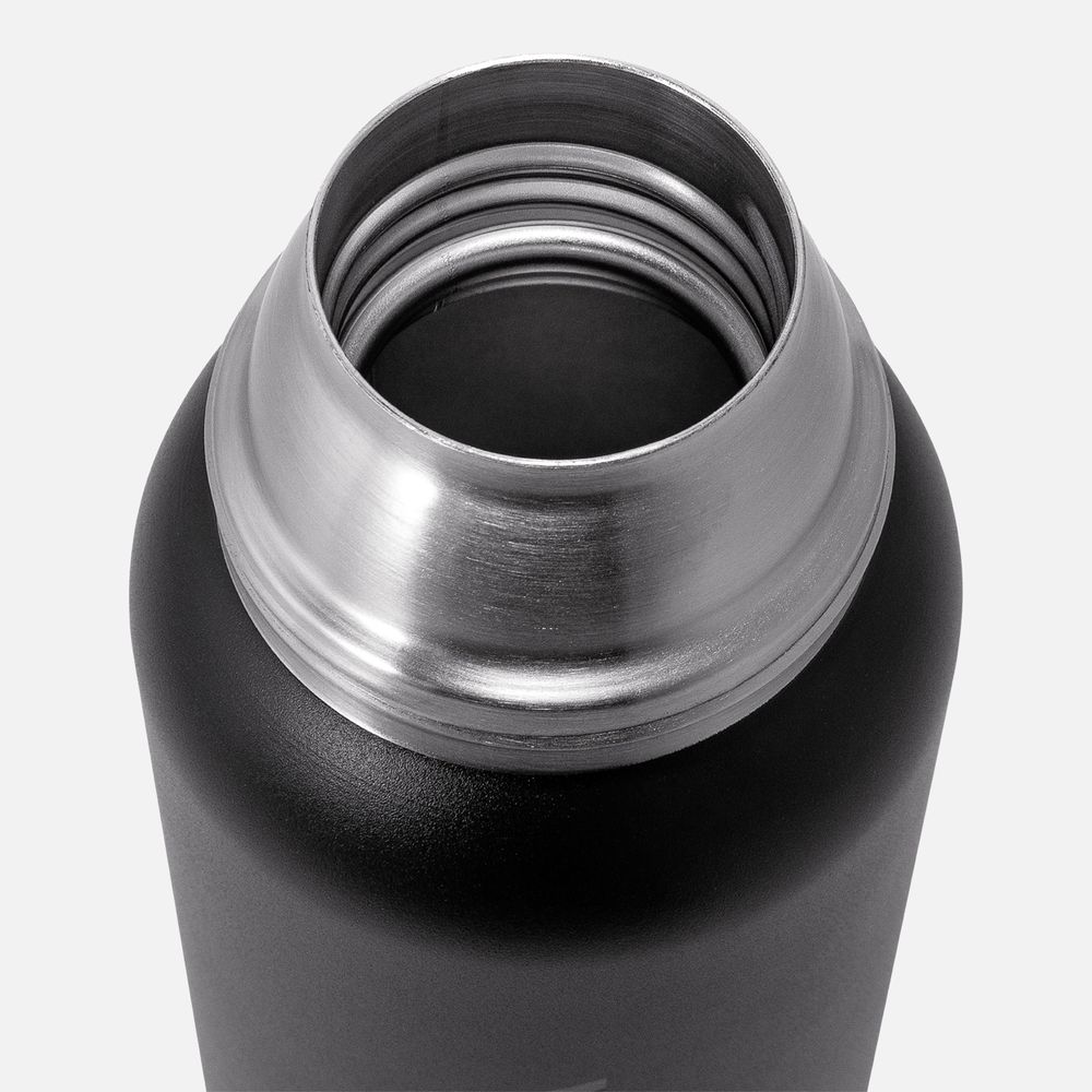 Термос Relaxika 1000 со стикерпаком, черный Термос Relaxika 1000 со стикерпаком, черный