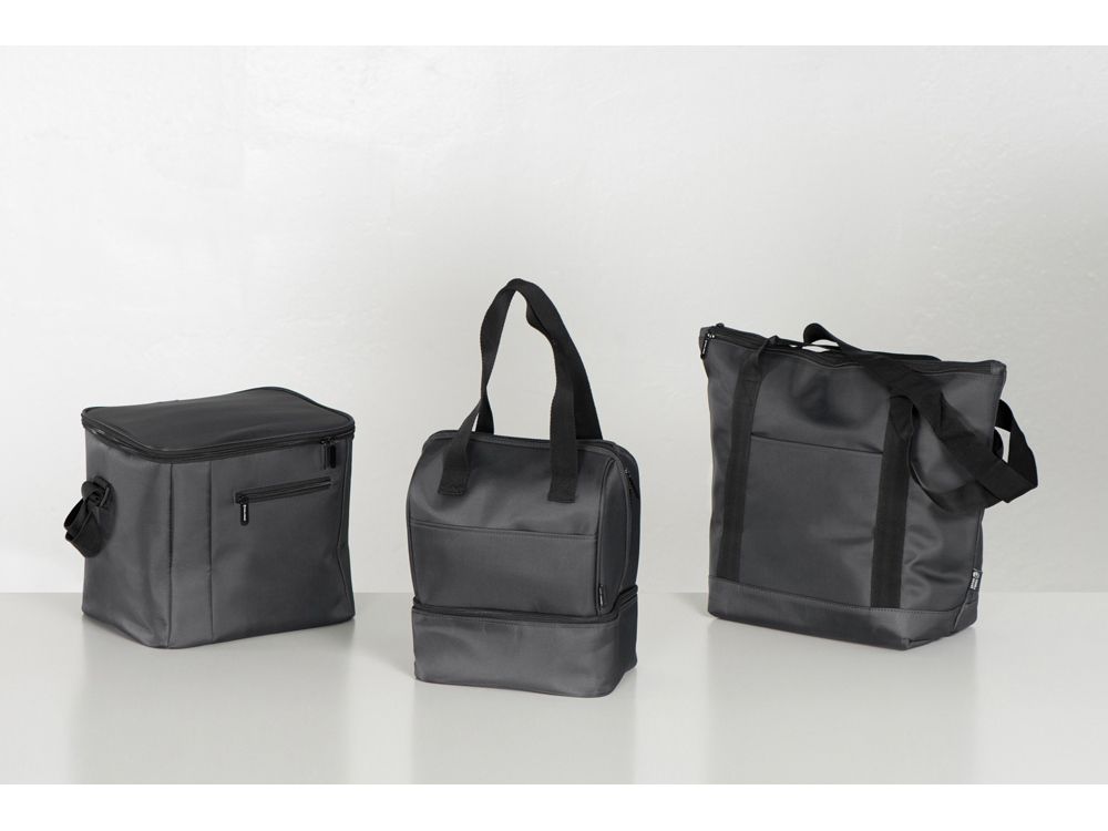 Сумка-холодильник «Cool» с плечевым ремнем, темно-серый