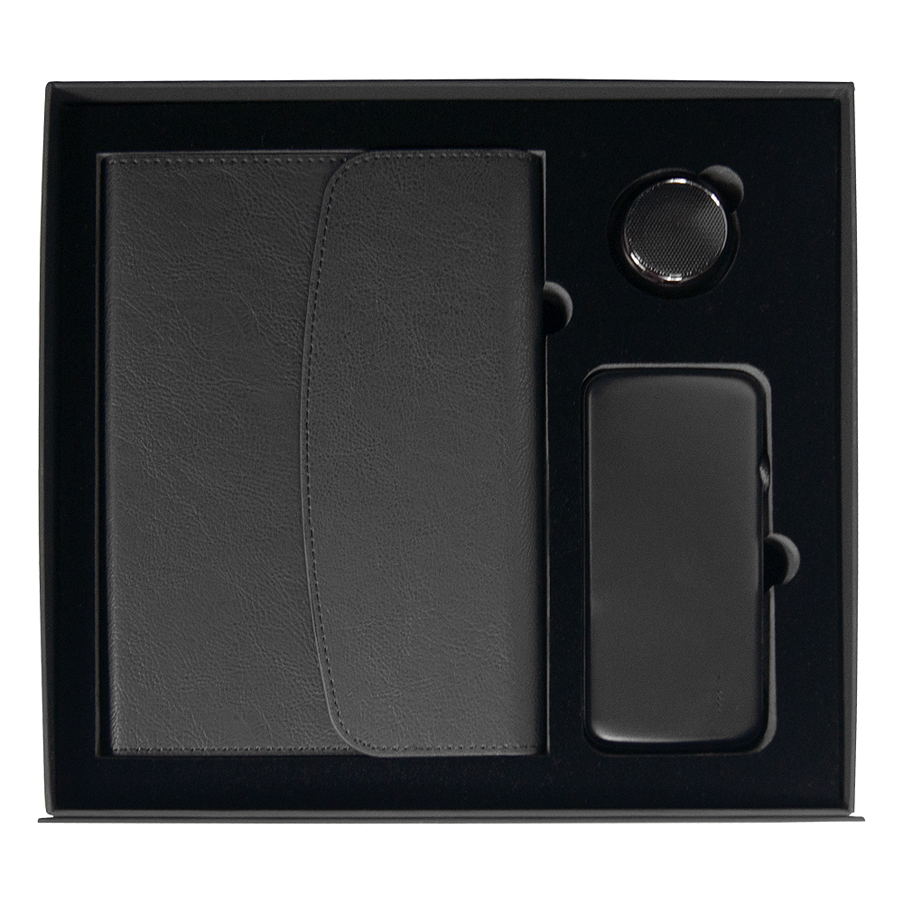 Набор подарочный Solution Prestige Trio (ежедневник в суперобложке, колонка