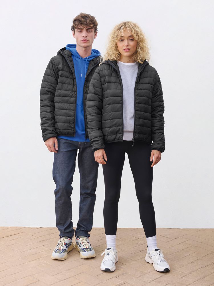 Куртка с капюшоном мужская Stream Men, черная, размер S