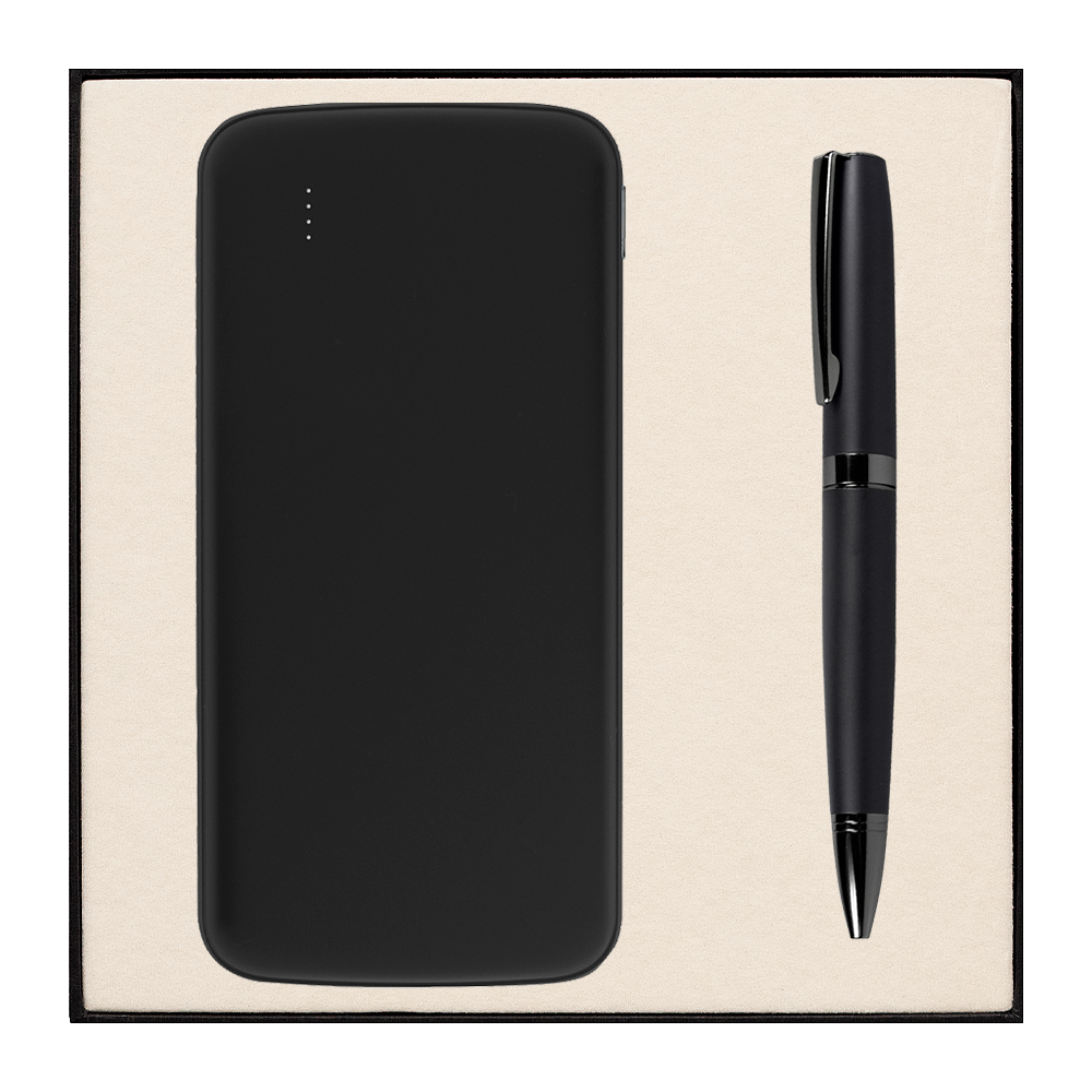 Набор подарочный Solution Prestige Duo (внешний аккумулятор, ручка)