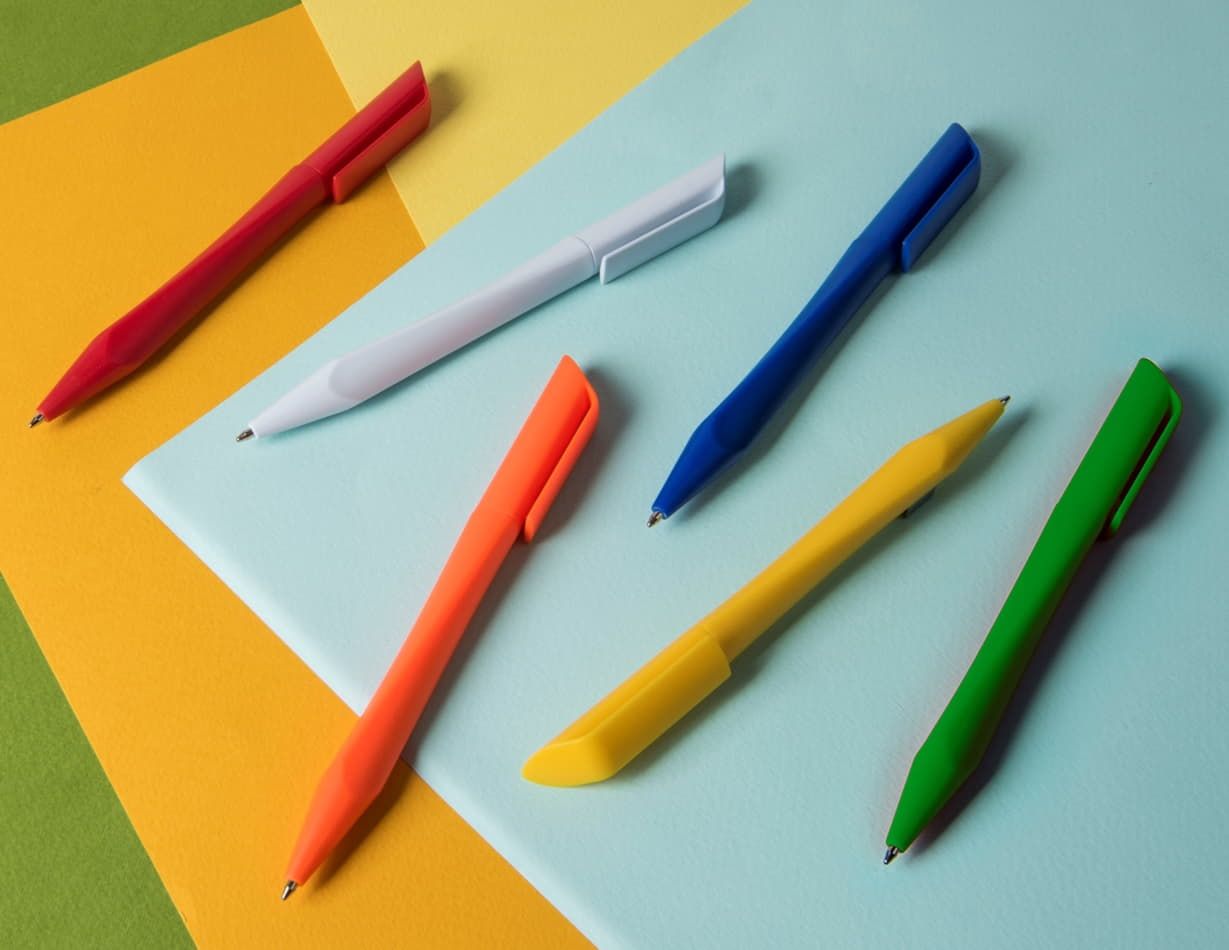 N7, ручка шариковая, белый, пластик