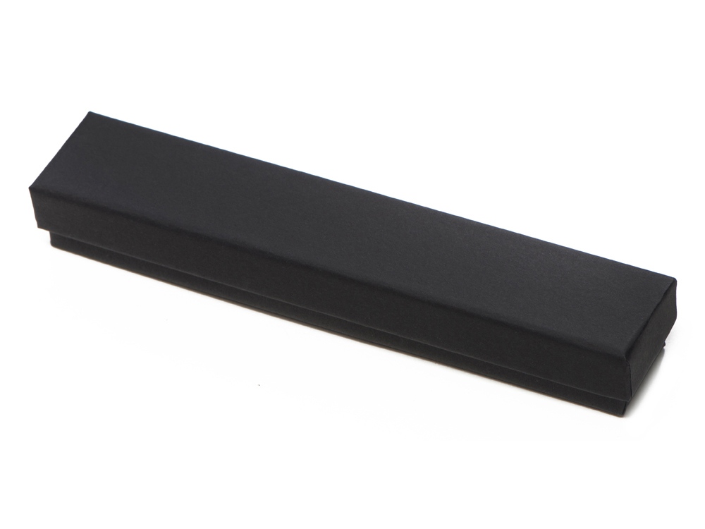 Ручка металлическая шариковая "Bullet" с серебристым зеркальным слоем, матовый черный