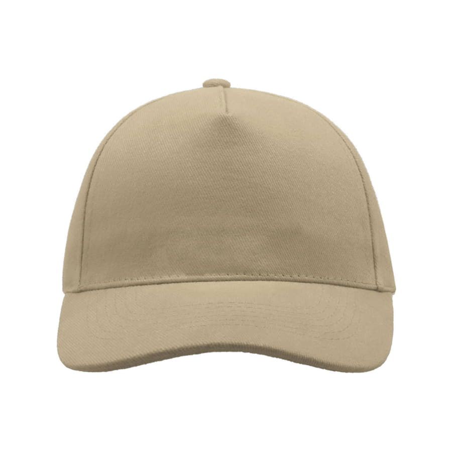 Бейсболка "LIBERTY FIVE BUCKLE", 5 клиньев, застежка c металл. пряжкой; бежевый; 100% хлопок