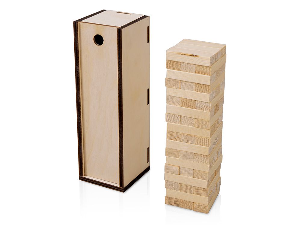 Настольная игра из дерева "Башня" в деревянной коробке