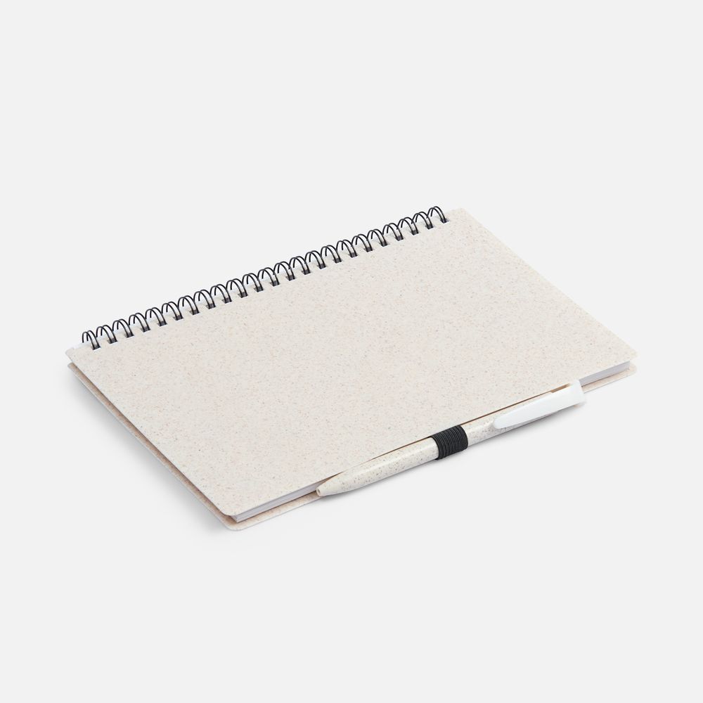 Блокнот на спирали Intrigo, белый