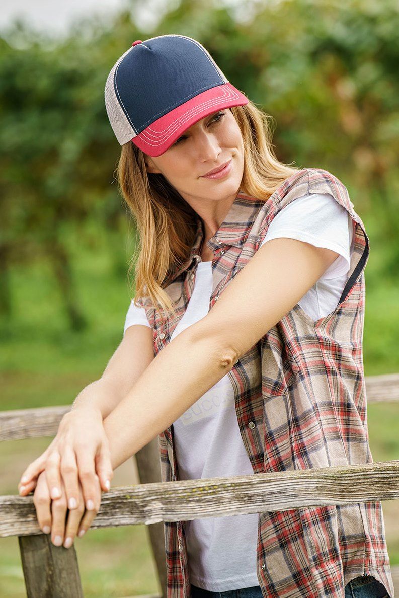 Бейсболка RAPPER CANVAS-S, 5 клиньев, пластиковая застёжка