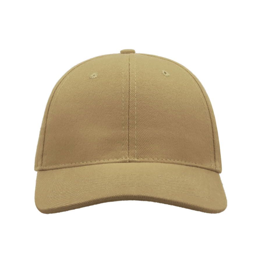 Бейсболка "LIBERTY SIX", 6 клиньев, застежка на липучке, бежевый, 100% хлопок;плотность 250 г/м2