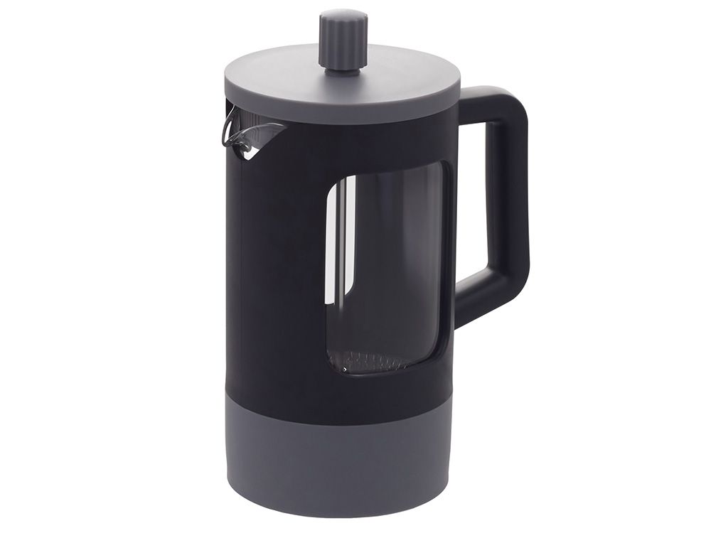 Френч-пресс "Double Tone", черный-серый