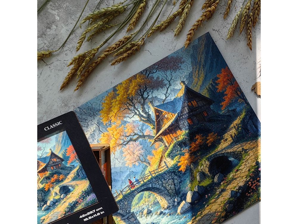 Деревянный пазл "Wonderhouse"