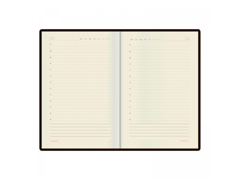 Ежедневник недатированный А5  "Oxford", черный
