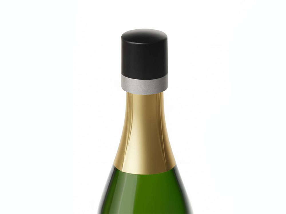 Набор из двух бокалов и пробки для шампанского "Bubbly Bliss"