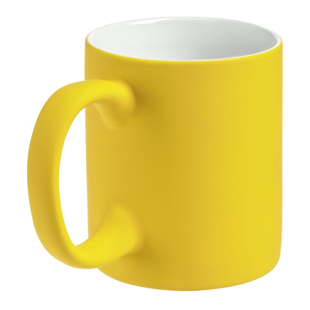 Кружка Sippy c покрытием софт-тач, желтая Кружка Sippy c покрытием софт-тач, желтая