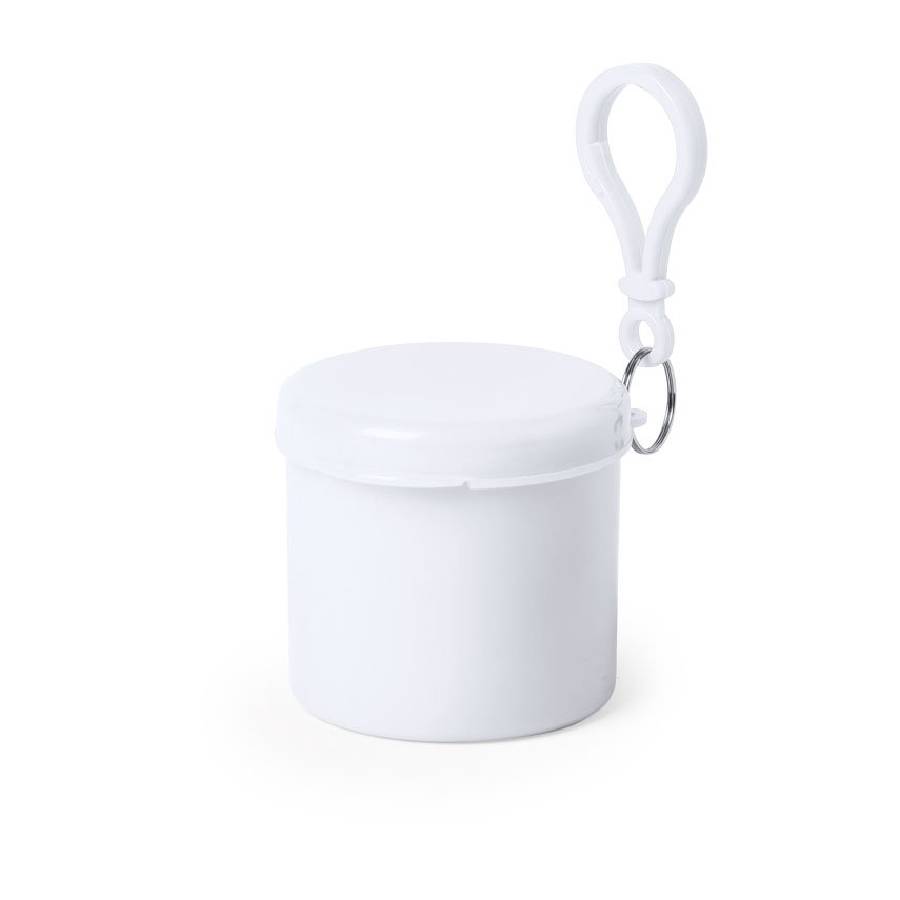 Дождевик BIRTOX белого цвета в белом футляре с карабином, 127 х 102 см. материал LDPE Дождевик BIRTOX белого цвета в белом футляре с карабином, 127 х 102 см. материал LDPE