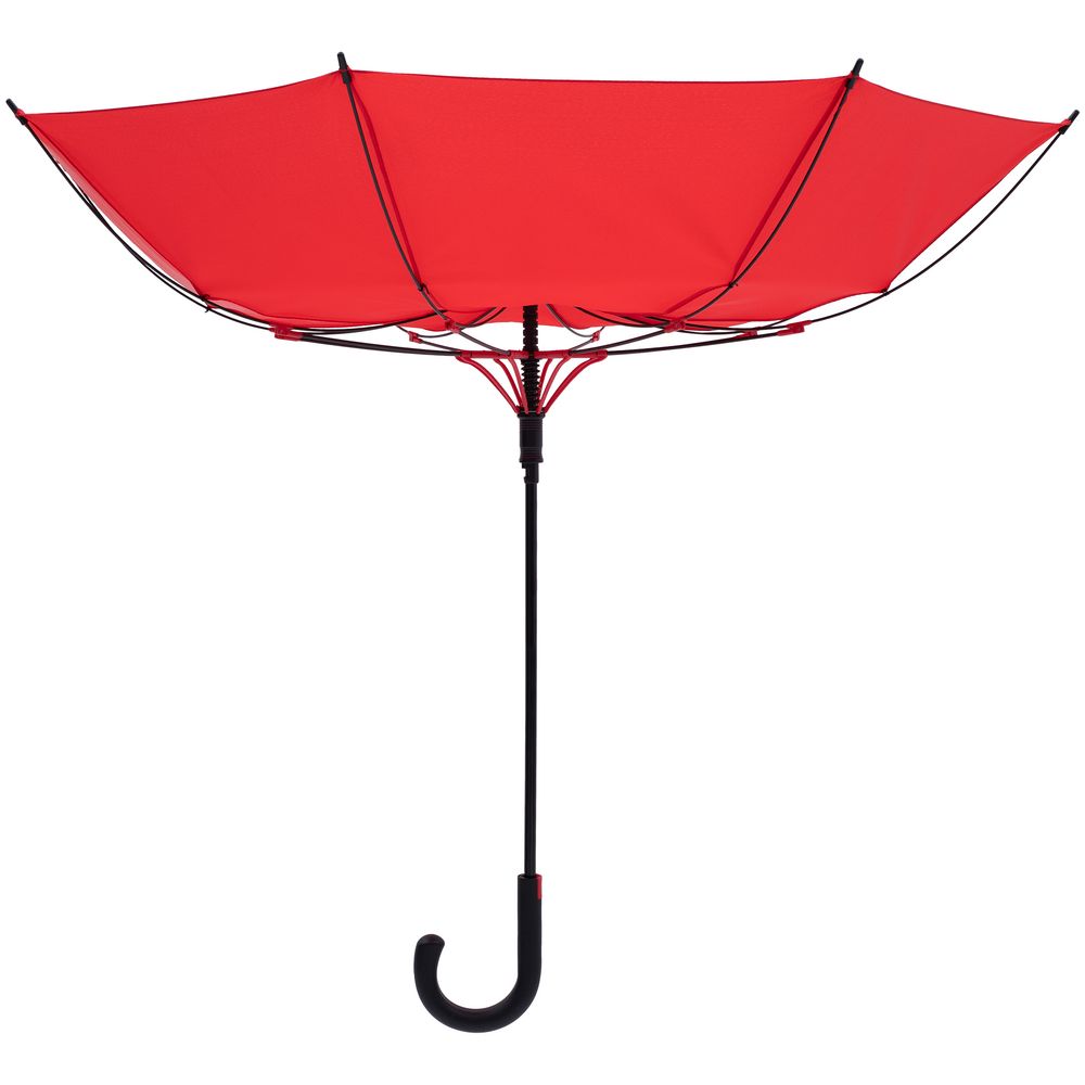 Зонт-трость Undercolor с цветными спицами, красный Зонт-трость Undercolor с цветными спицами, красный