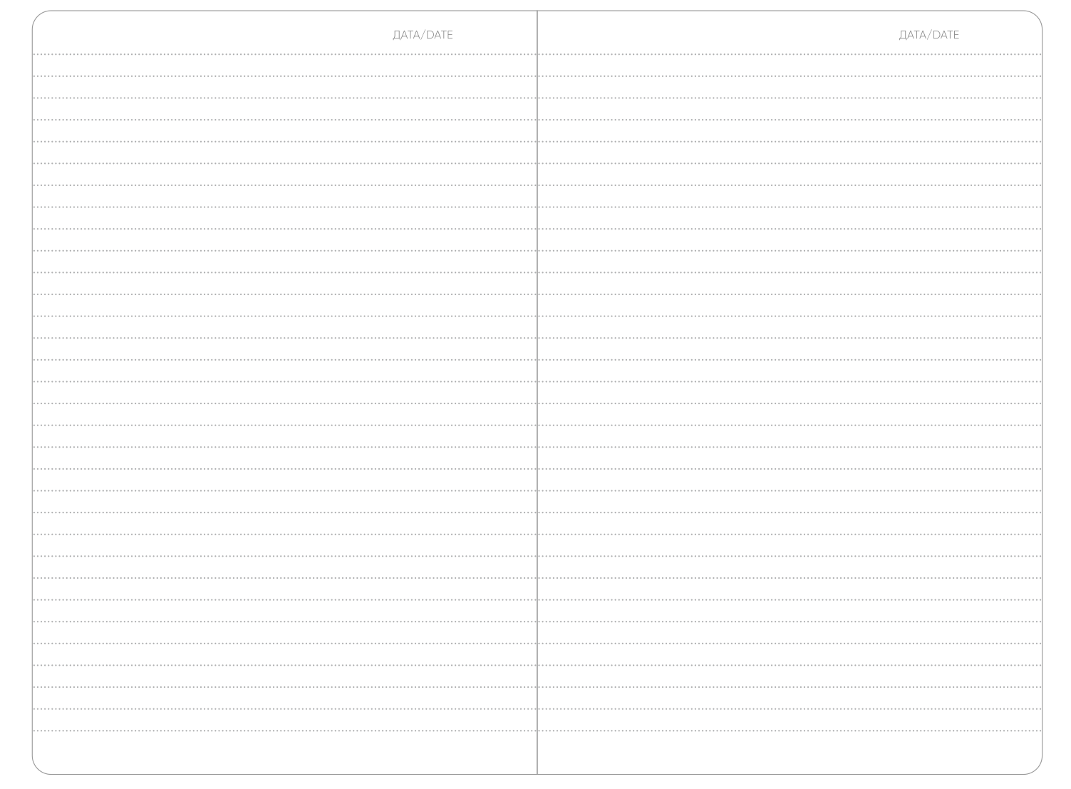Блокнот А5 Hobard, в твердой обложке c резинкой в линейку, черный