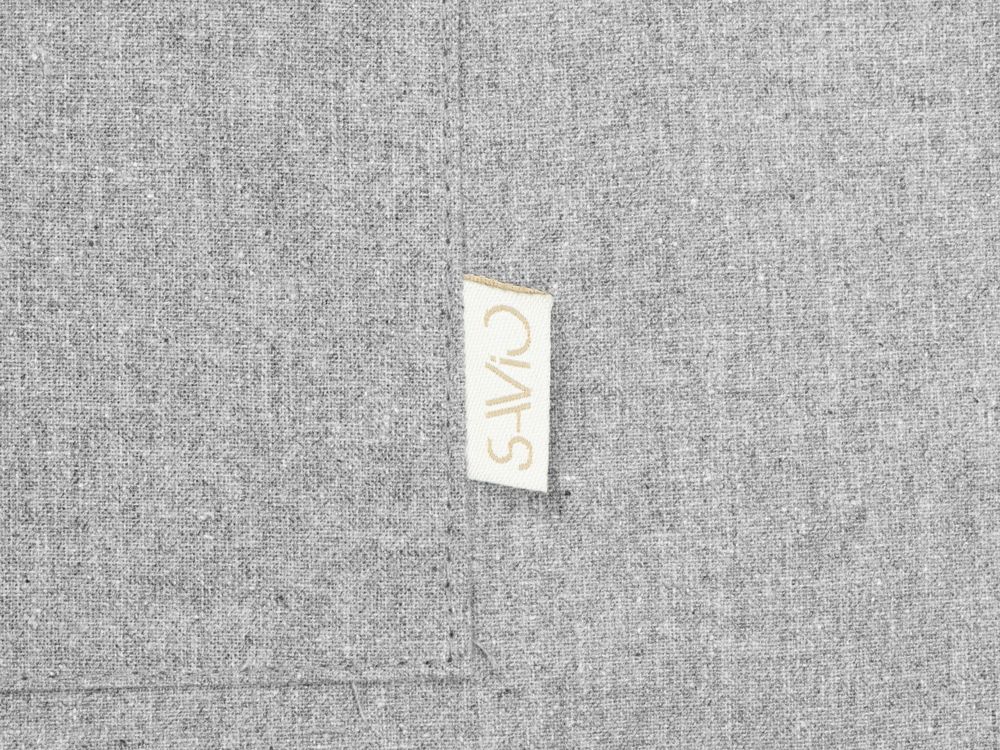 Фартук из переработанных материалов "Newborn", серый