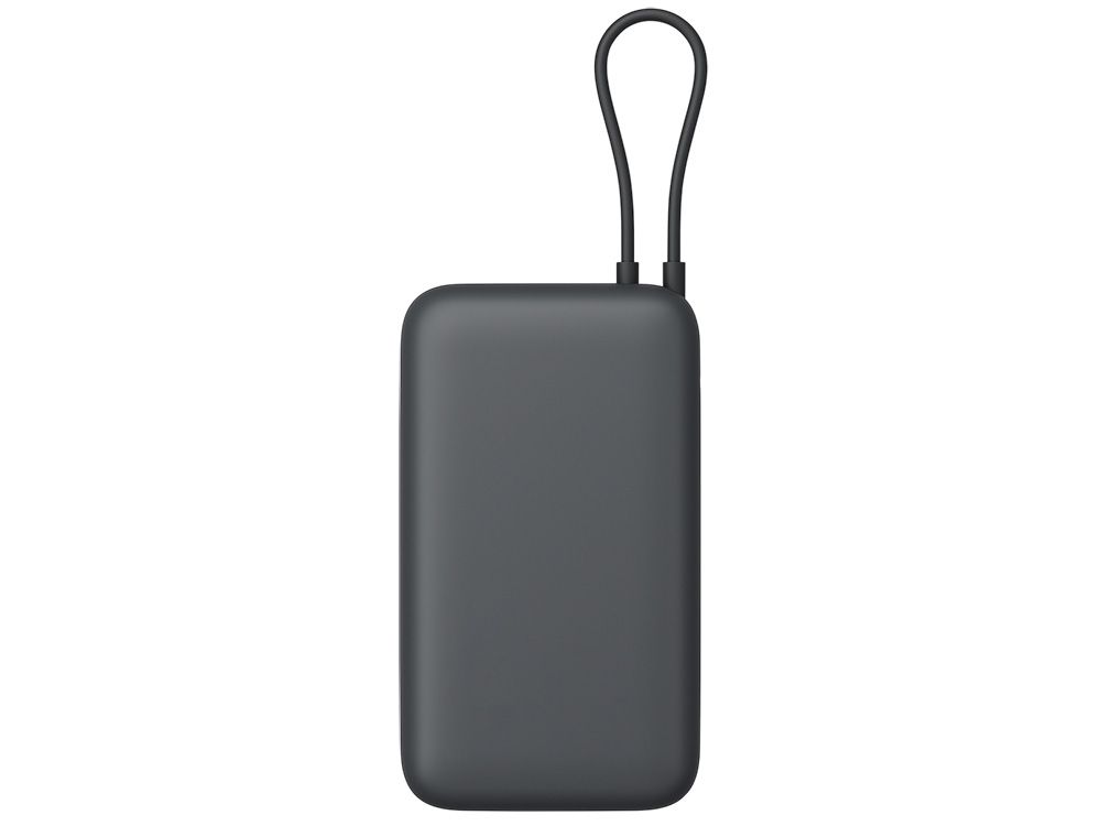Внешний аккумулятор с встроенным кабелем Xiaomi Power Bank 20000mAh (Integrated Cable) GL Dark Gray