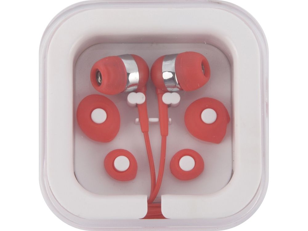 Наушники суперлегкие "Sargas", красный