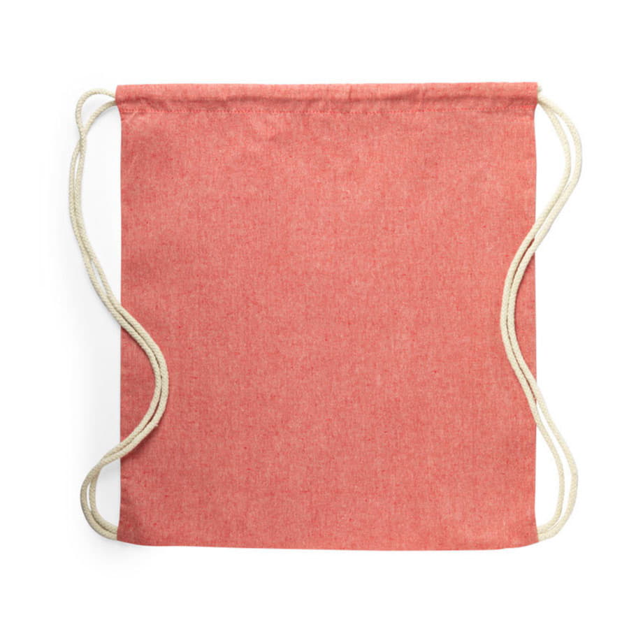 Рюкзак KONIM, красный, 42x38 см, 100% переработанный хлопок, 120 г/м2 Рюкзак KONIM, красный, 42x38 см, 100% переработанный хлопок, 120 г/м2