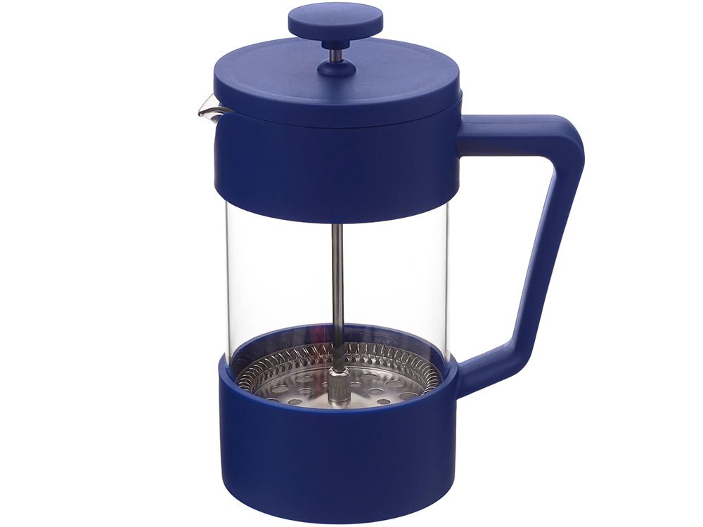 Пластиковый френч-пресс "Intense", 600мл, темно-синий