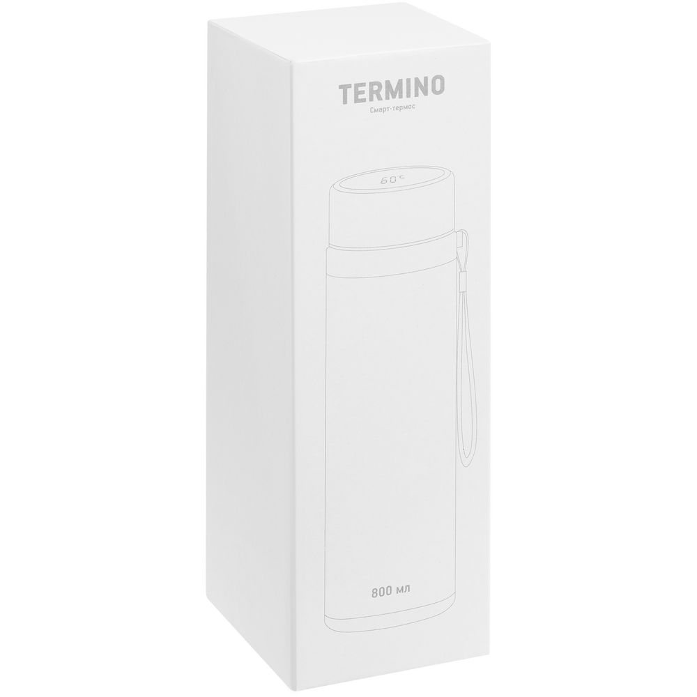 Смарт-термос с ситечком Termino, белый Смарт-термос с ситечком Termino, белый