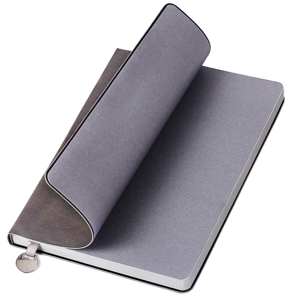 Ежедневник A5 недатированный Impero в мягком переплёте, темно-серый