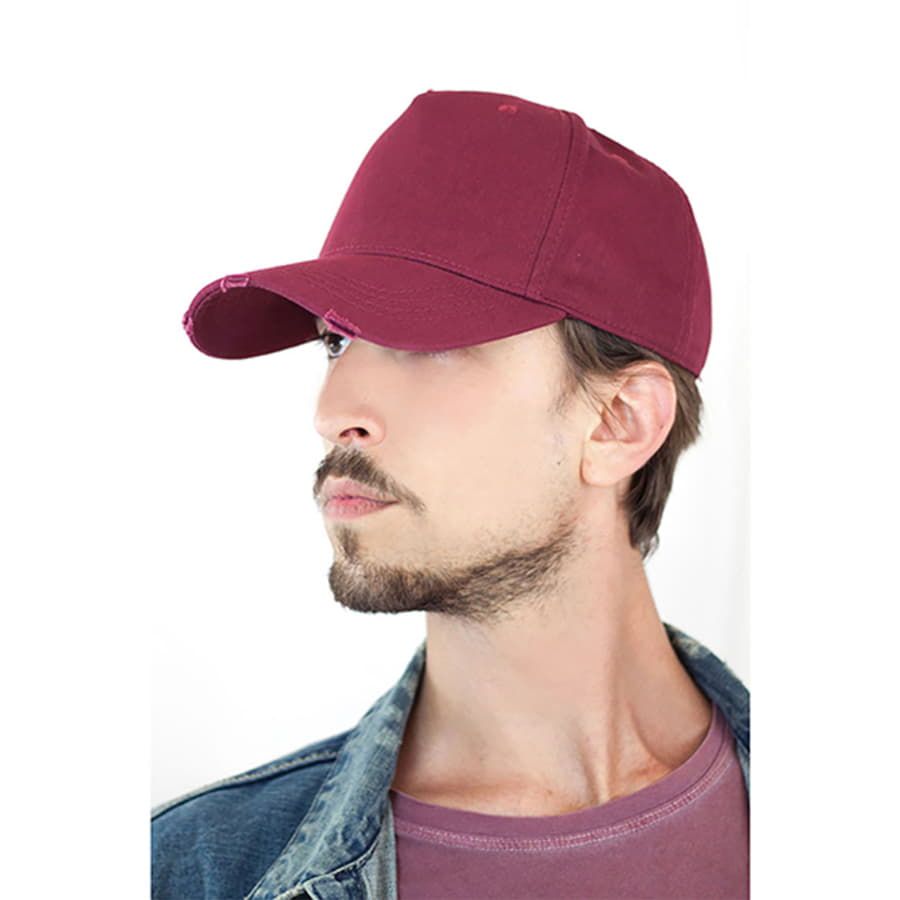 Бейсболка "CARGO", 5 клиньев, желтый, 100% хлопок, плотность 280 г/м2, металлическая застежка