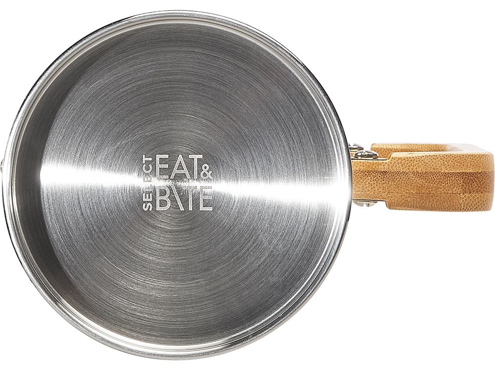 Френч-пресс в стальном корпусе и ручкой из бамбука «Coffee break», 1000 мл