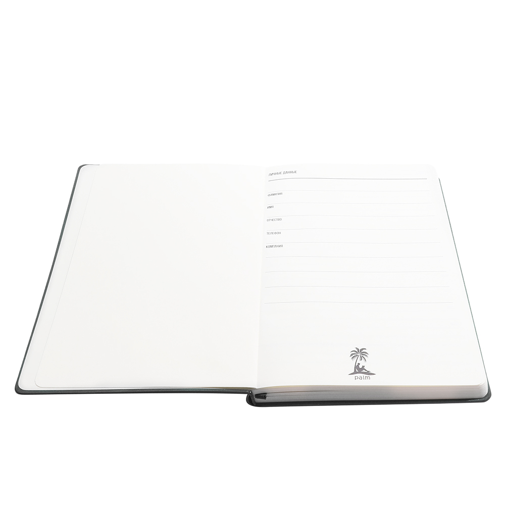 Ежедневник A5 недатированный Franco в мягком переплёте, черный