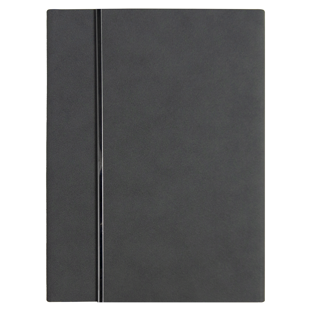 Ежедневник Alfa Bird line Nuba, темно-серый,  недатированный