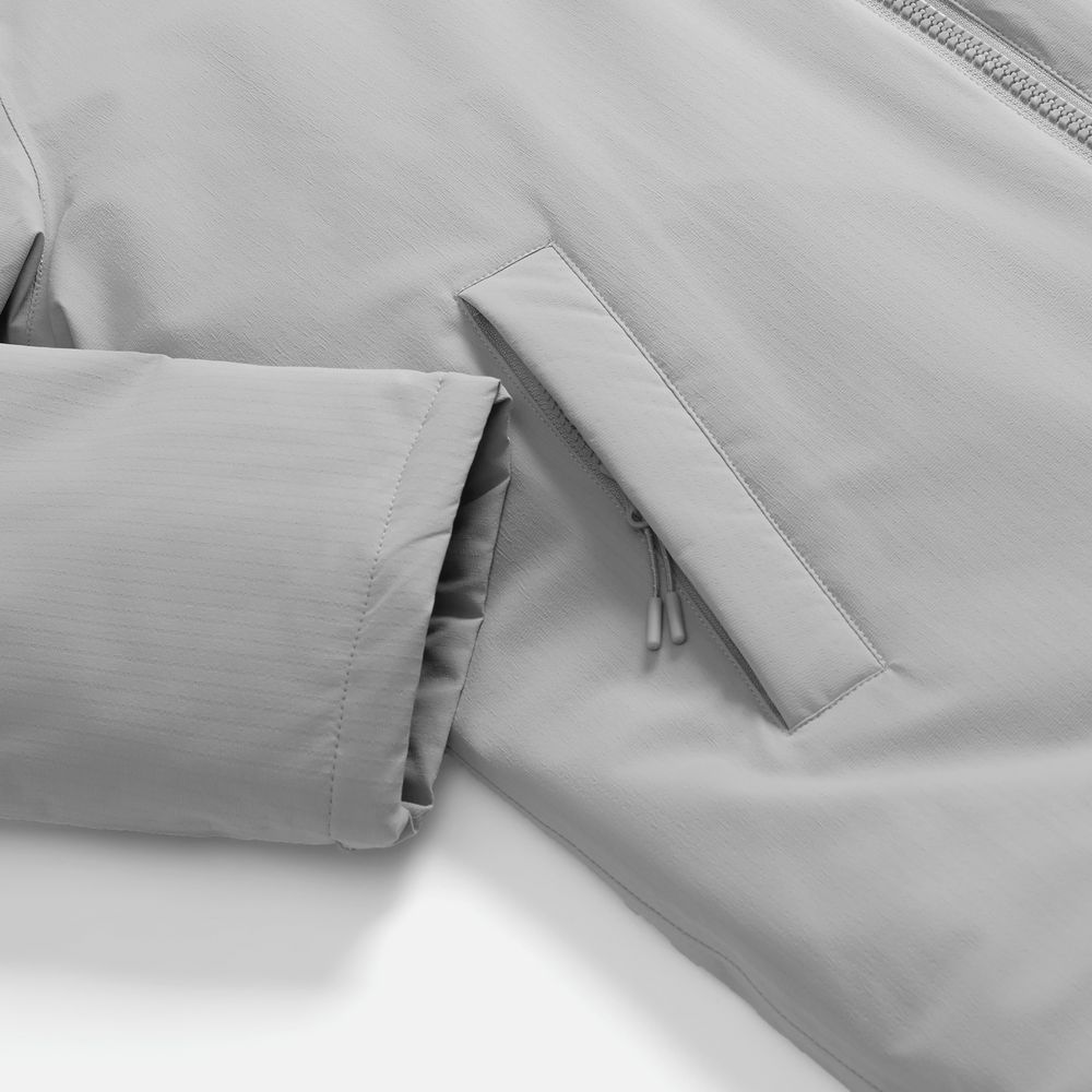 Куртка-парка унисекс Sfera, светло-серая, размер S