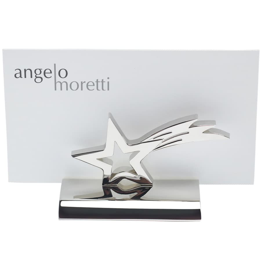 Подставка для визиток Звезда; 5х4.5х3.5 см; металл