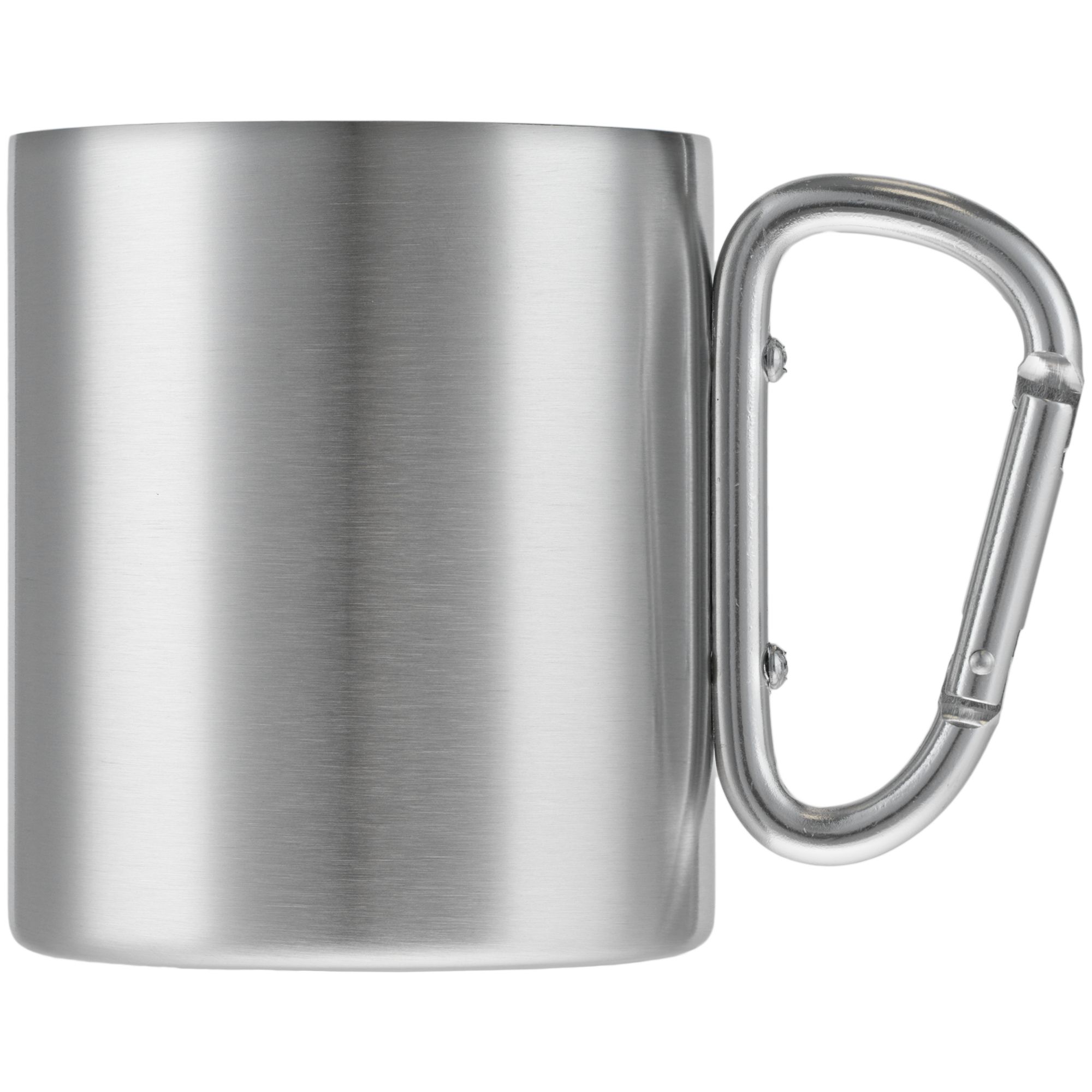 Кружка Trek, с серебристой ручкой-карабином Кружка Trek, с серебристой ручкой-карабином