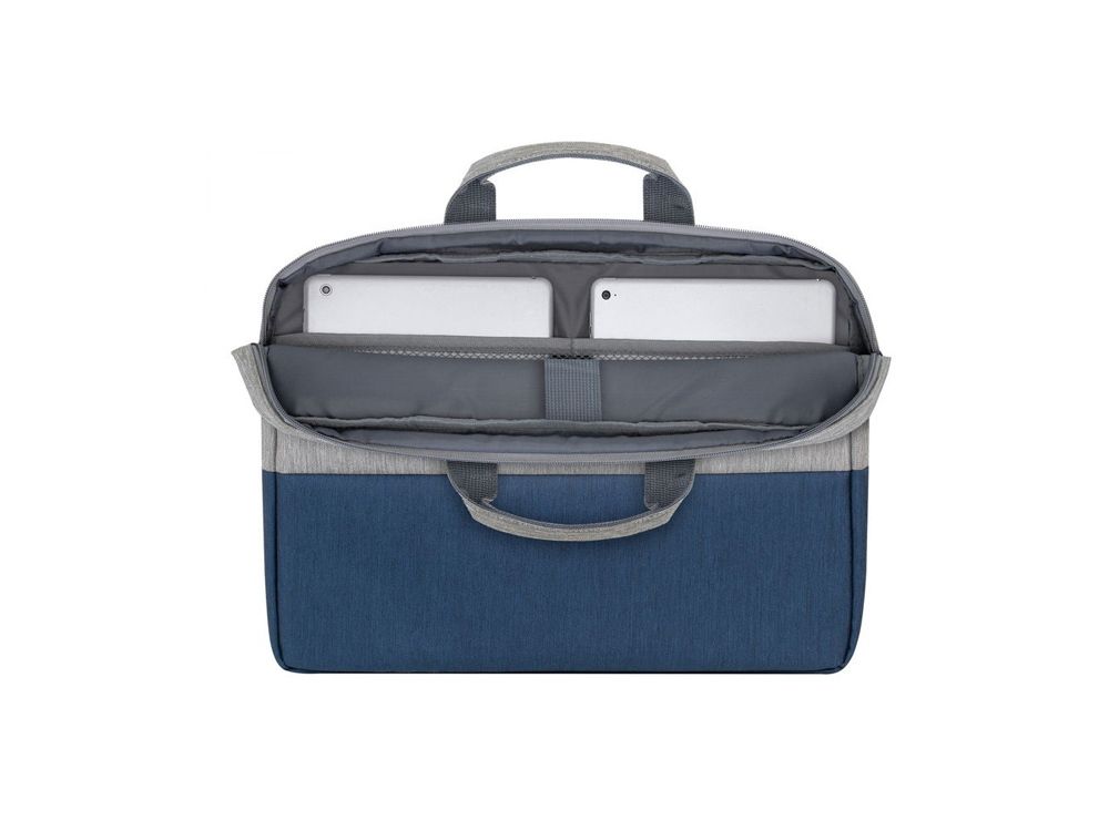 RIVACASE 7532 grey/dark blue сумка для ноутбука 15.6''