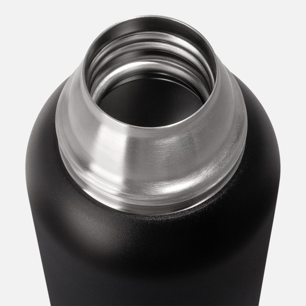 Термос Relaxika 1200 со стикерпаком, черный Термос Relaxika 1200 со стикерпаком, черный