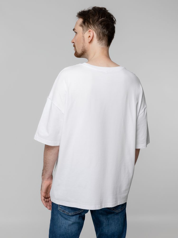 Футболка унисекс оверсайз Crosstown, белая, размер S