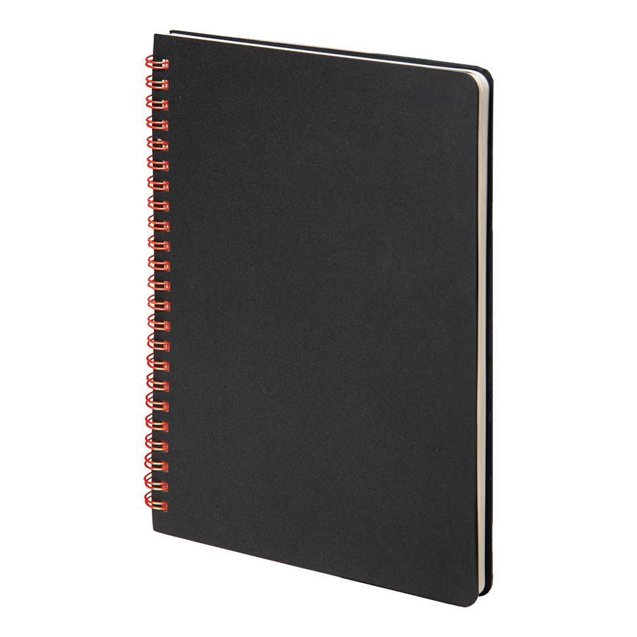 Набор подарочный FLAME: блокнот, ручка, кружка; черный/красный